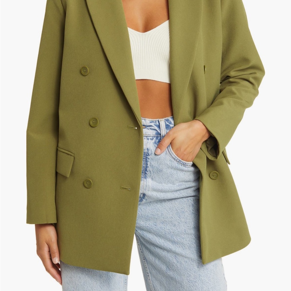 Olive Green Women's Blazer